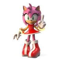 Figur für Kuchen von Amy Rose von 8 cm