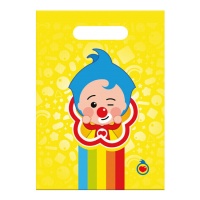 Plim Plim Clown Candy Bags - 6 Stück.