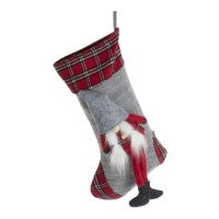 Weihnachtsmann 40 cm Weihnachtspuppe Socke