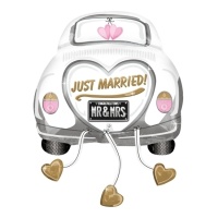 Just Married Auto-Silhouette Ballon 58 x 79 cm - Anagramm