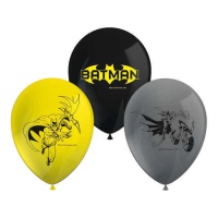 Batman Latex-Ballons 30 cm - Procos - 8 Stück