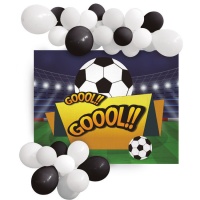 Fußball-Poster und Ballon-Set - 31 Teile