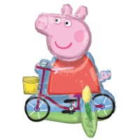 Peppa Pig Fahrrad Luftballon 55 x 45 cm - Anagramm