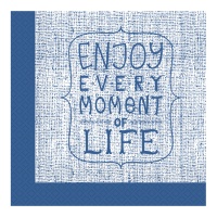 Enjoy Every Moment of life Servietten 16,5 x 16,5 cm - 20 Stück