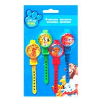 Disney Cartoon Uhren mit Ballspiel - 4 Stk.