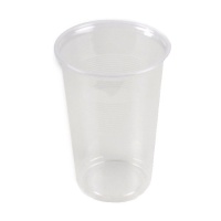 500 ml transparente Plastikbecher - 40 Stück.