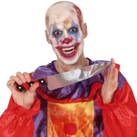 Messer mit Clownssilhouette von 37 cm