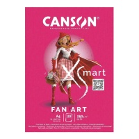 A4 250 g/m² XSmart Fan Art Block - Canson - 20 Seiten