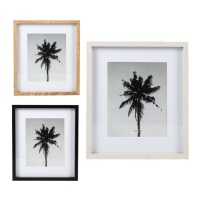 Fotorahmen 20 x 25 cm Palme schwarz und weiß