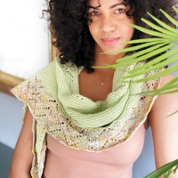 Knit with me shawl Robin knitting kit by @bloginia1 - Casasol