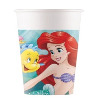 Kleine Meerjungfrau Ariel Pappbecher 200 ml - 8 Stk.