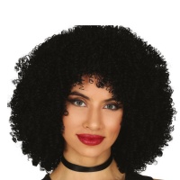 Schwarze Afro-Perücke