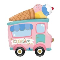 60er Jahre Ice Cream Truck Ballon 97cm