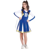 Cheerleader Kostüm blau Team B Jugend