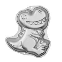 Dinosaurierform aus eloxiertem Aluminium 30 x 26 cm - Wilton