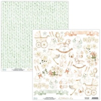 Scrapbooking Papier von Little one elements - Mintay Papiere - 1 Blatt