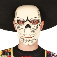 Mexikanische Catrina Skelett Maske