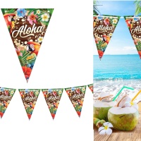 Tropisches Aloha-Banner 3 m