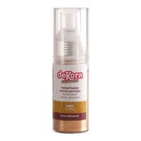 Essbares Spray mit goldenem Perleneffekt 10 gr - Dekora