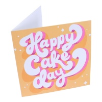 Happy Cake Day Grußkarte